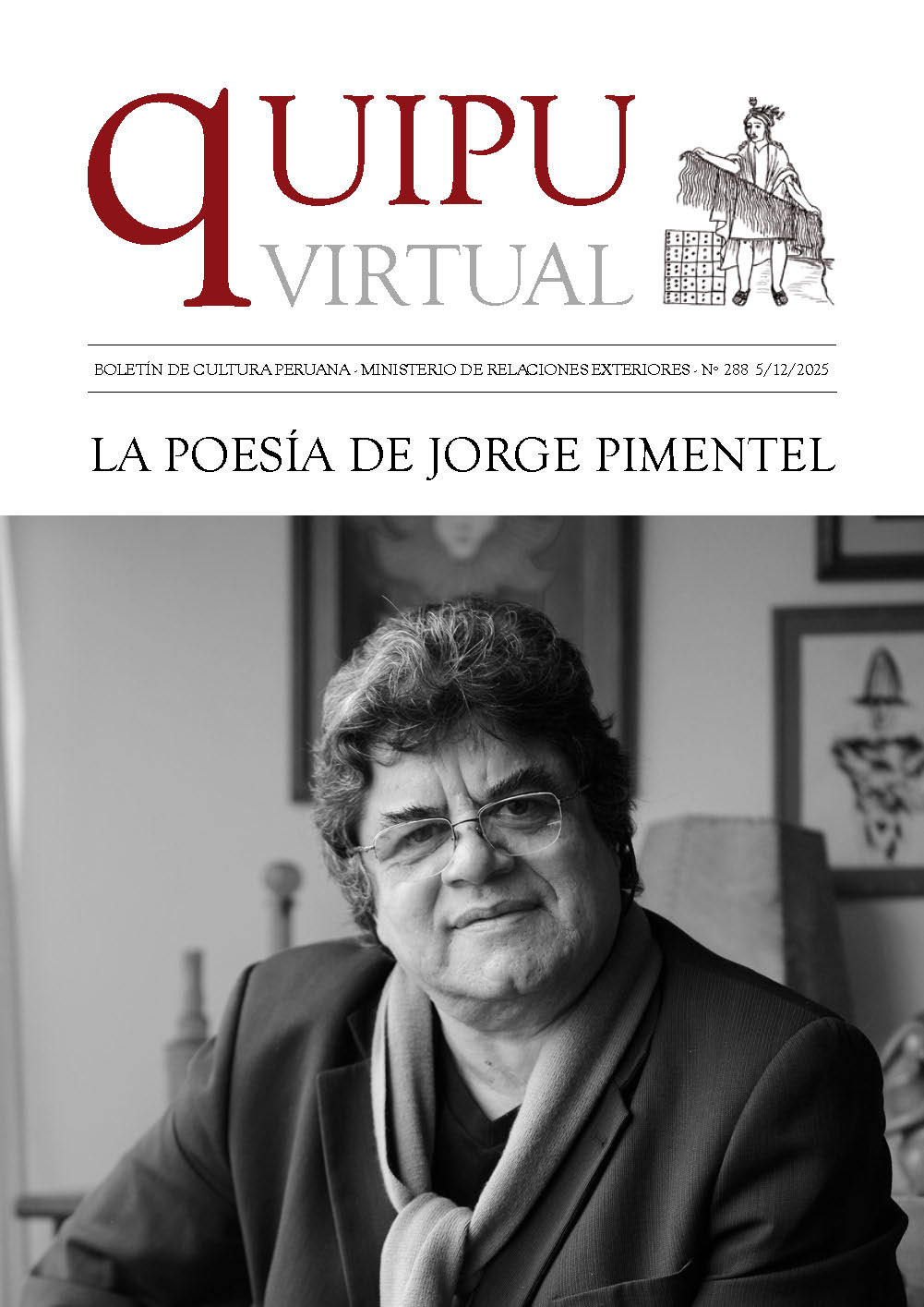 Quipu Virtual N°288 – La Poesía de Jorge Pimentel