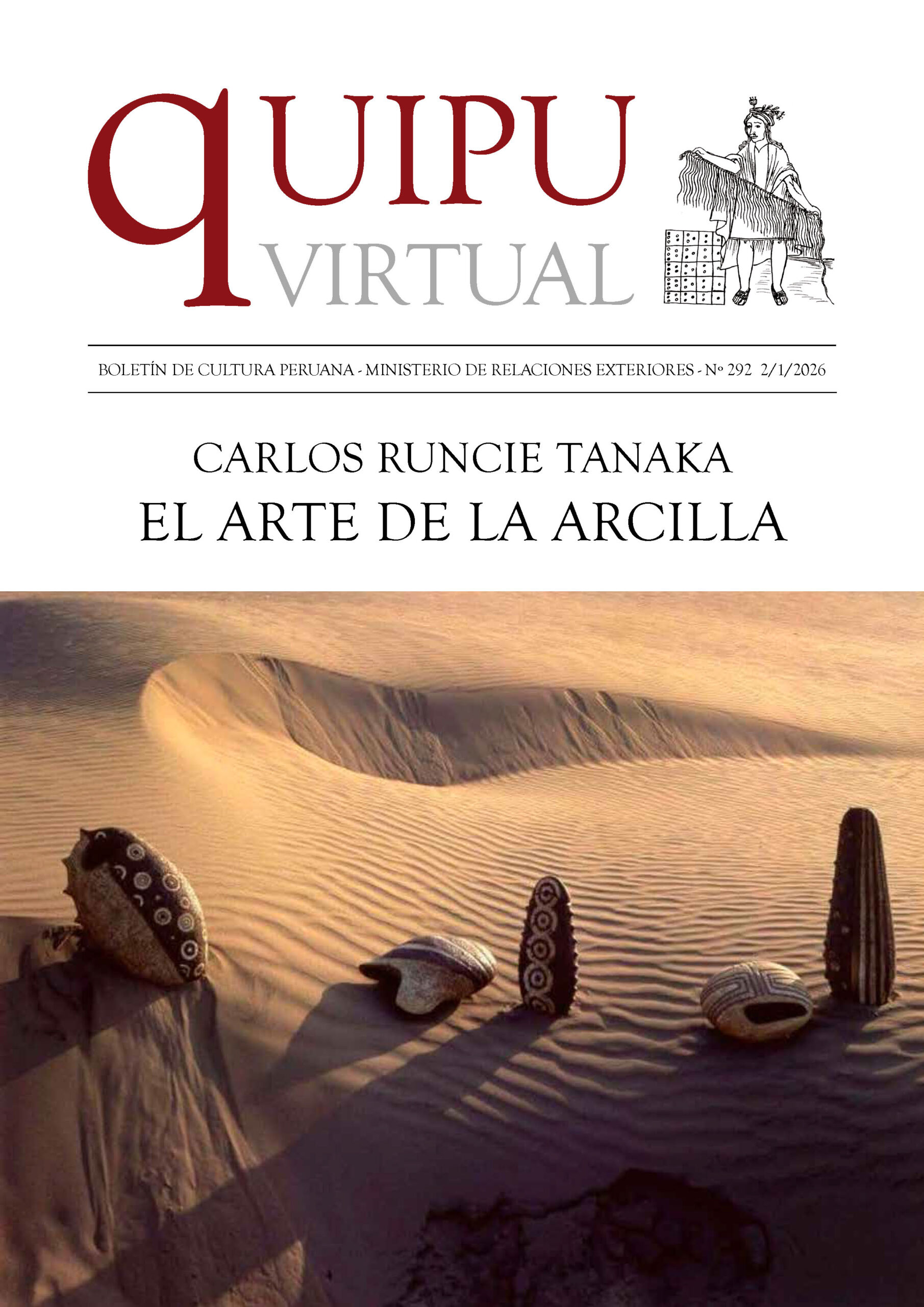 Quipu Virtual N°292 – Carlos Runcie Tanaka – El Arte de la Arcilla_Page_1