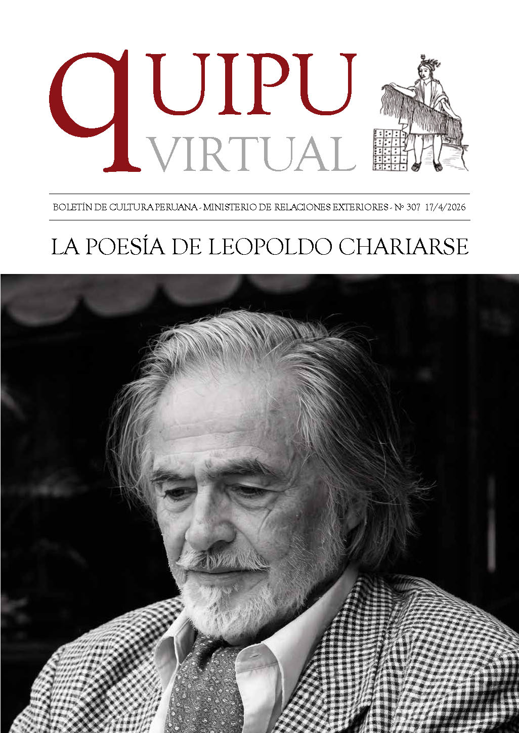 Quipu Virtual N°307 – La Poesía de Leopoldo Chariarse